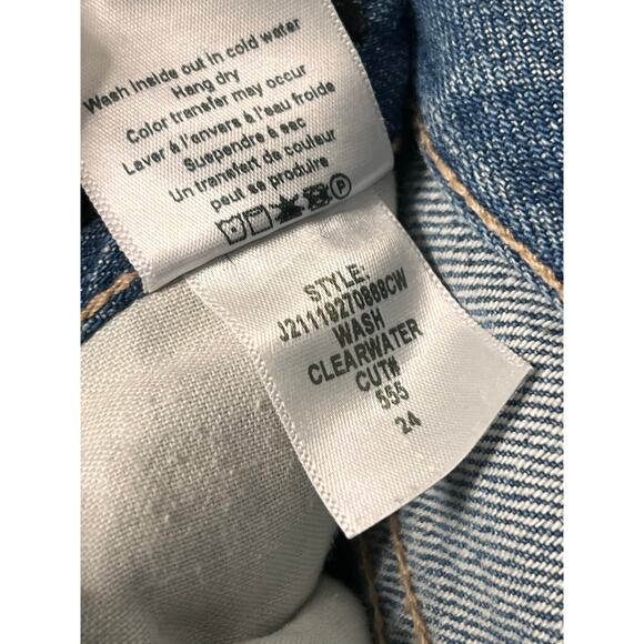 Veronica Beard Jeans 24 Blue Classic High Rise Straight Leg Light Wash Casual - Picture 12 of 16